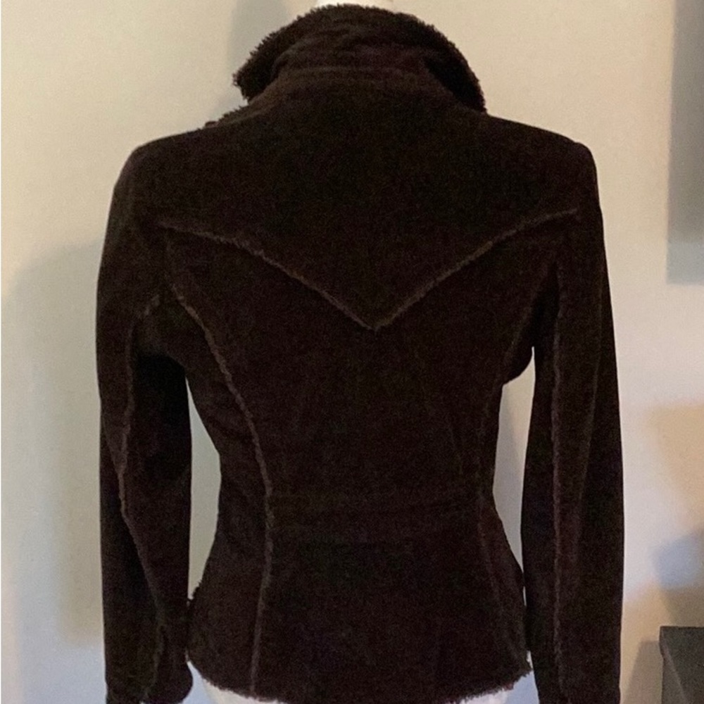 KIKIT JEANS brown corduroy jacket, embroidered - Picture 7 of 13